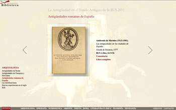 La Antigüedad en el Fondo Antiguo de la Biblioteca de la Universidad de Sevilla