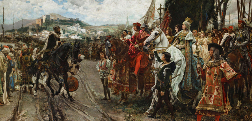 Francisco Pradilla y Ortiz, La rendición de Granada (1882)