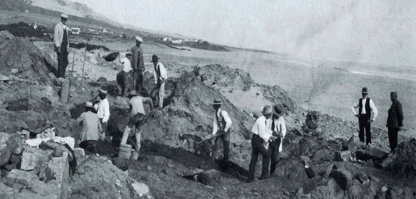 Ausgrabung der Ostnekropole (1917-1921). (c) Baelo: 100 años de historia, 100 imágenes para la memoria